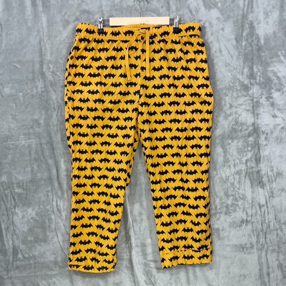 Hanna Andersson Other - Hanna Andersson Women's XL Pima Cotton PJ Bottoms Orange Bats Pats w/Pockets